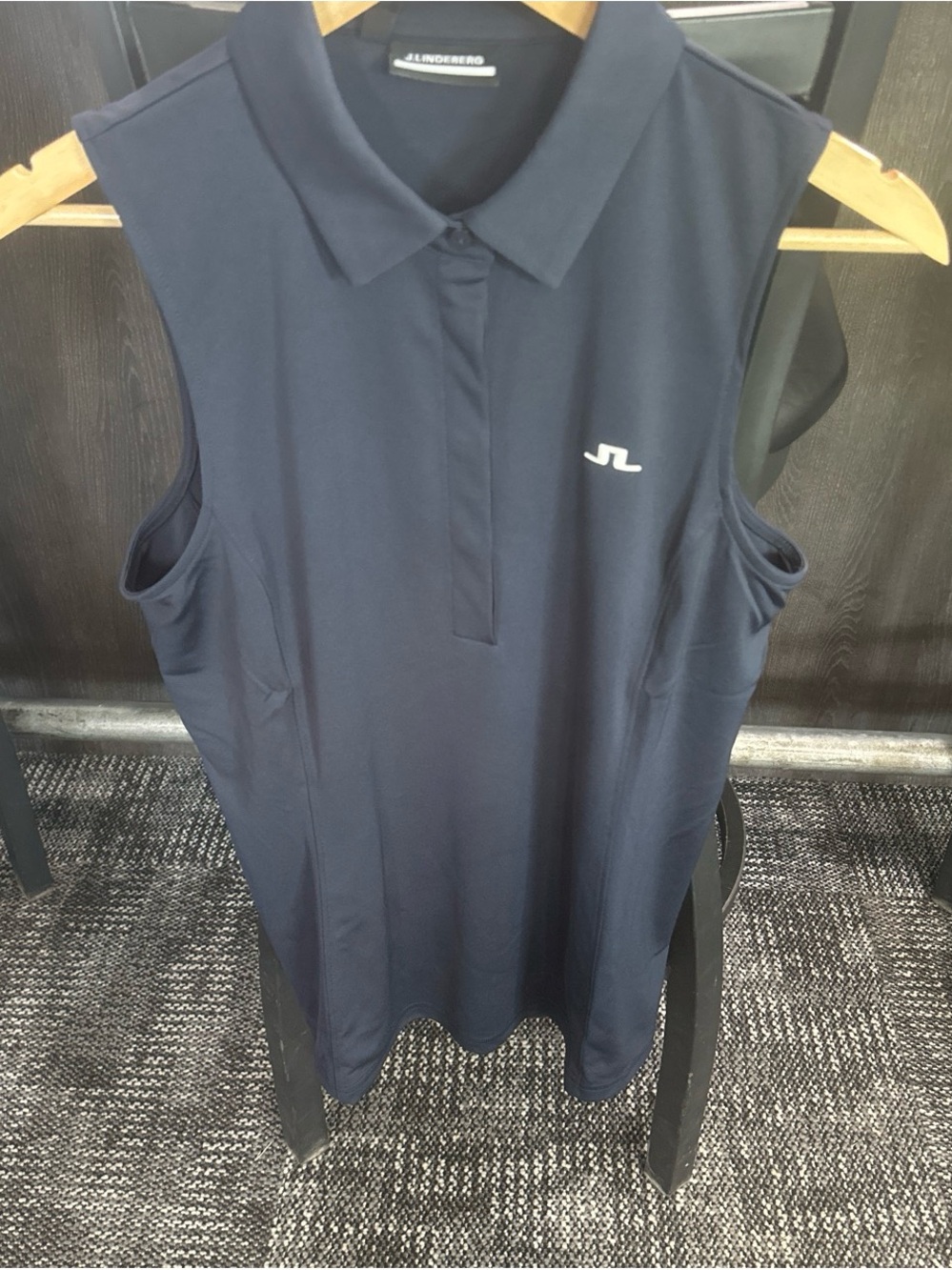 J.Lindeberg Polo Tank Top - Deep Navy